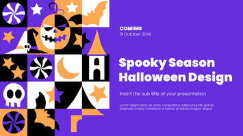 Spooky Season Halloween Design Google Slides PPT Templates