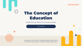 Education presentation - Free PowerPoint templates Google Slides theme