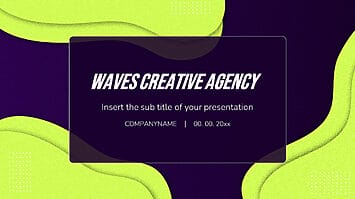 Waves Creative Agency Google Slides PowerPoint Templates