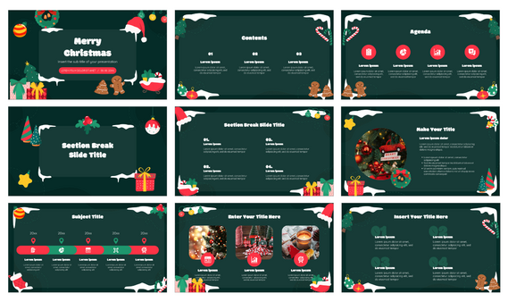 Christmas Card Free Google Slide Themes PowerPoint Templates