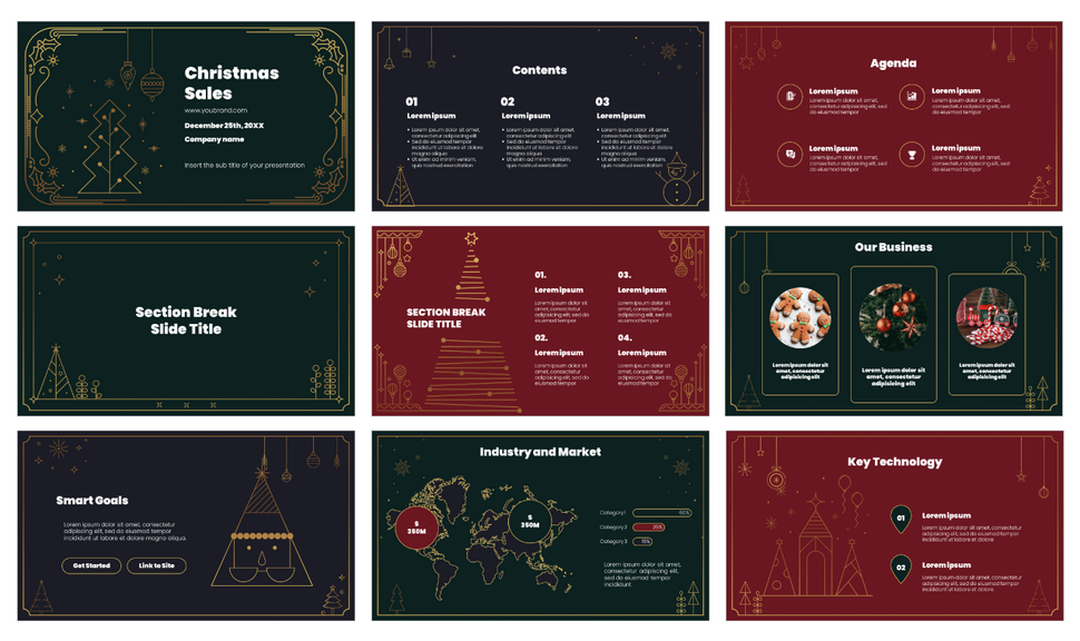 Christmas Sales Free Google Slide Theme PowerPoint Template