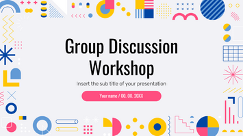 Group Discussion Workshop Google Slides PowerPoint Templates