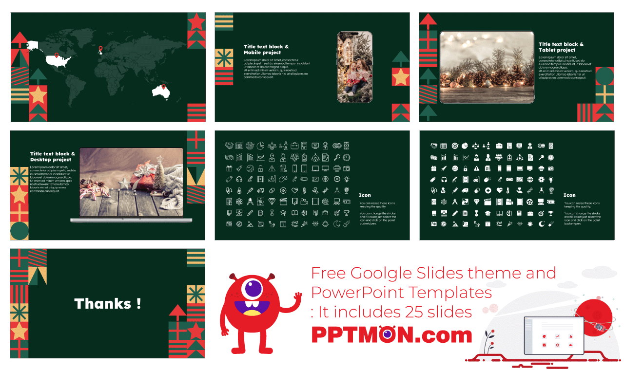 Happy Boxing Day Wishes Google Slides PowerPoint Presentation Template