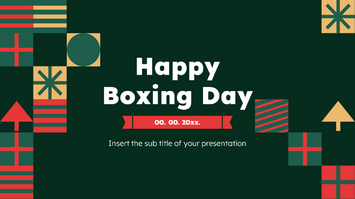 Happy Boxing Day Wishes Google Slides PowerPoint Template