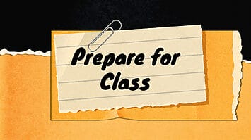 Prepare for Class Free Google Slides Theme PowerPoint Template