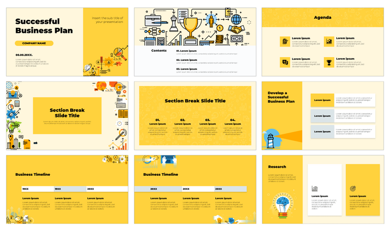 Successful Business Plan Free Google Slides PowerPoint Template