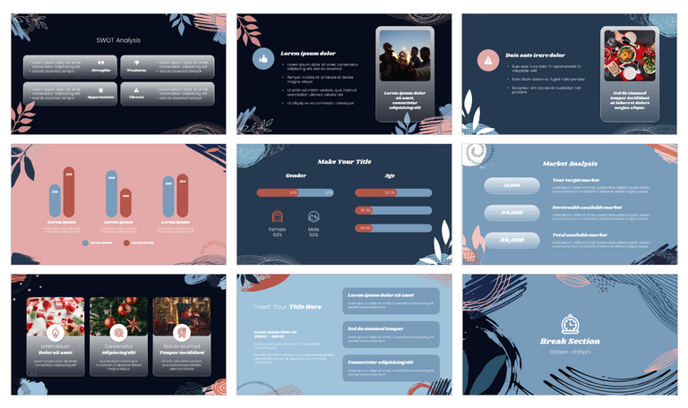 Winter Sales Marketing Plan Google Slides PowerPoint Template