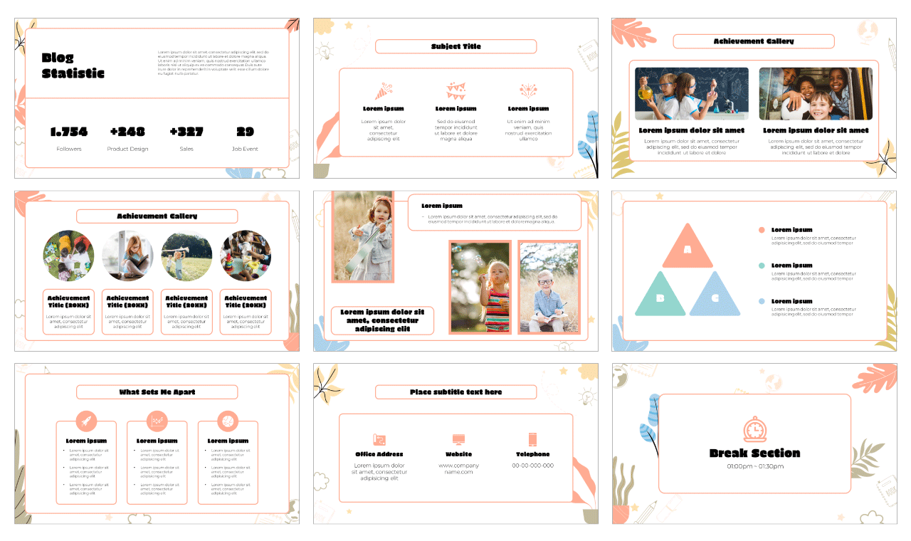 Worksheets Class Free Google Slides Theme PowerPoint Templates