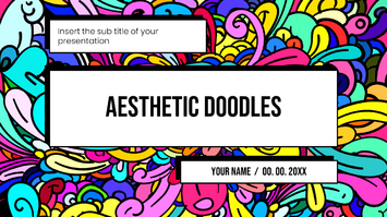 Aesthetic Doodles Free Google Slides Theme PowerPoint Template