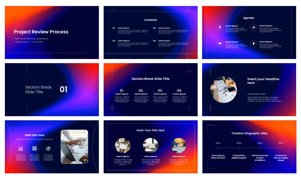 Business Gradient Free Google Slides Themes PowerPoint Templates