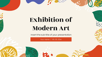 Exhibition of Modern Art Free Google Slides PowerPoint Templates