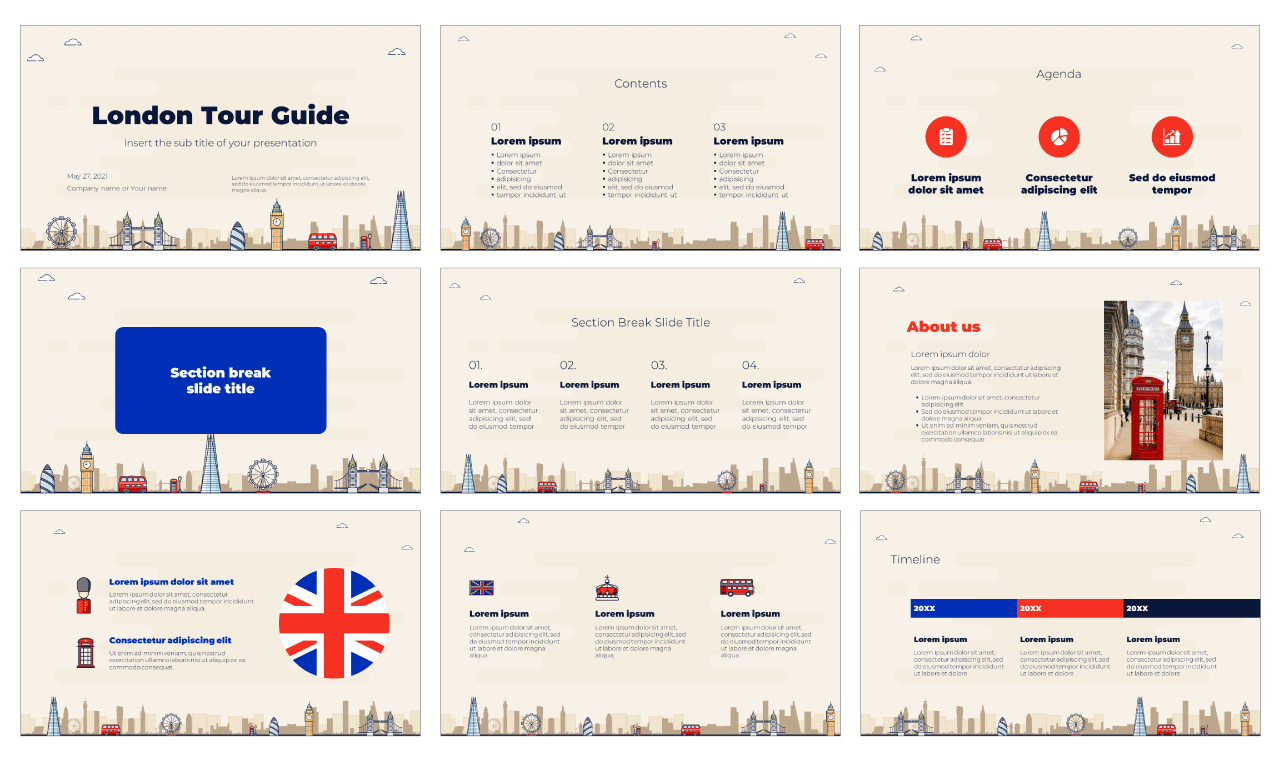 London City Free Google Slides Theme PowerPoint Template