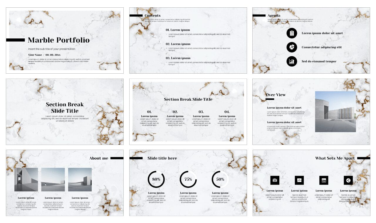 Marble Business Free Google Slides Themes PowerPoint Templates