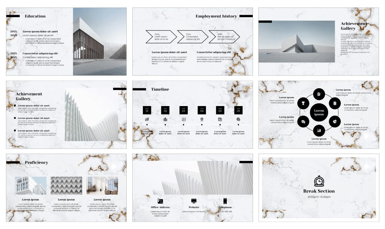 Marble Presentation Design Free Google Slides Themes PowerPoint Templates