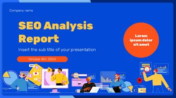 SEO Analysis Report Google Slides Theme PowerPoint Template
