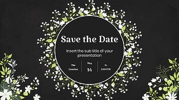 Save the Date Cards Google Slide Themes PowerPoint Templates