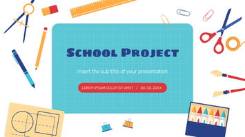 School Project Free Google Slides Theme PowerPoint Template