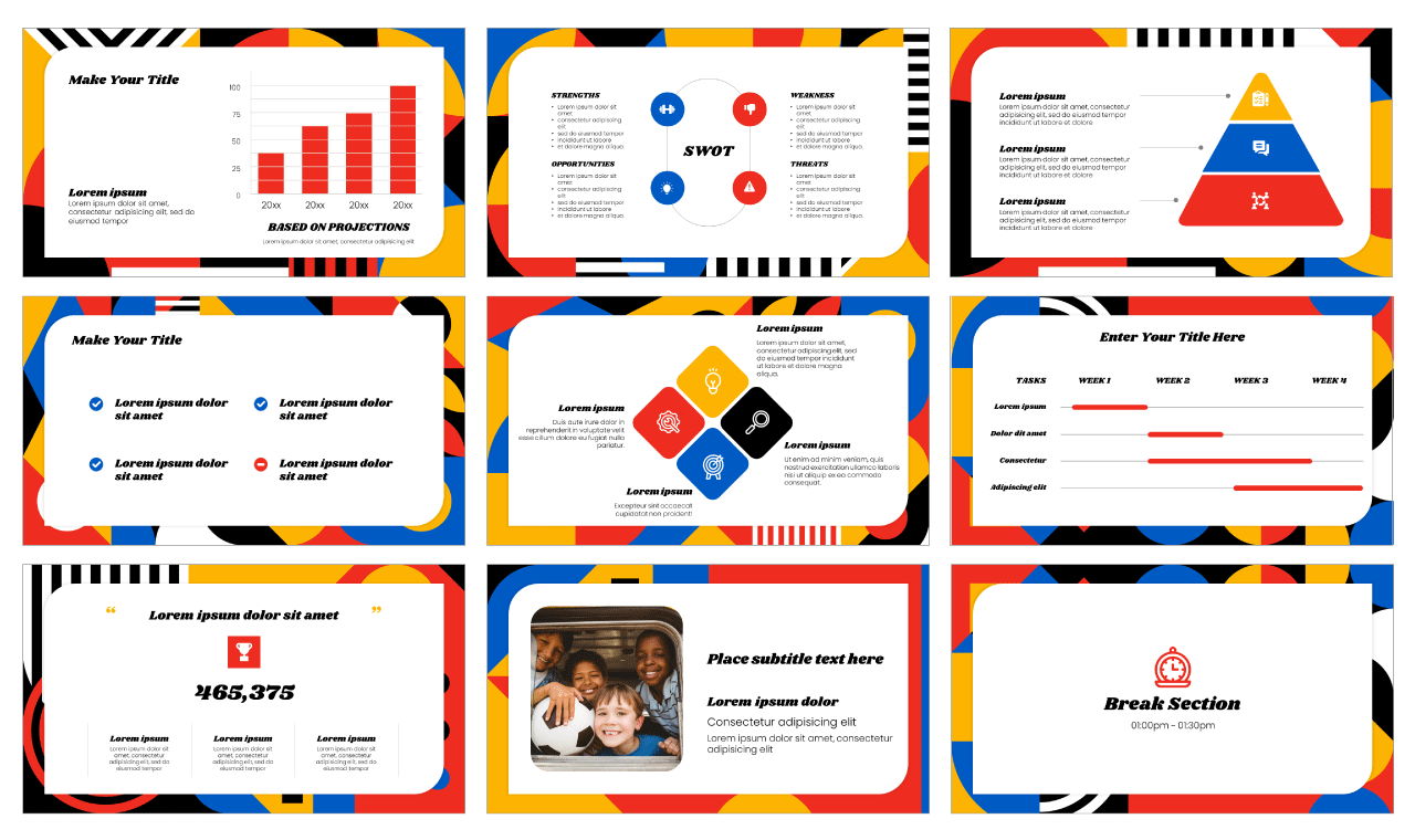 Simple Lesson Google Slides Theme PowerPoint Template Design