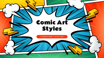 Comic Art Styles Free Google Slides Theme PowerPoint Template