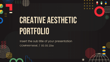 Creative Aesthetic Portfolio Google Slides PowerPoint Templates