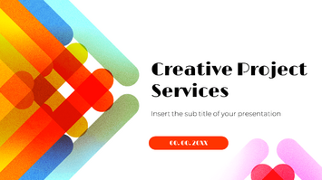 Creative Project Services Free Google Slides PowerPoint Template