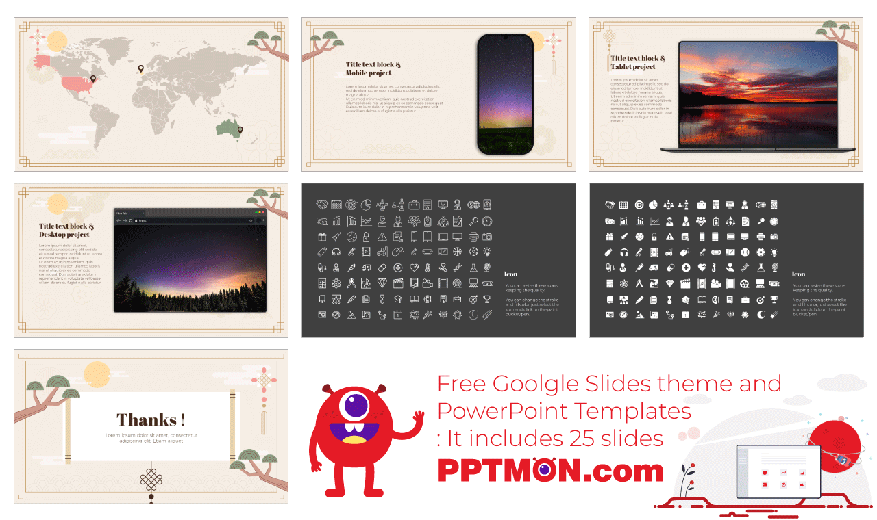 Lunar New Year Google Slides Theme PowerPoint Template