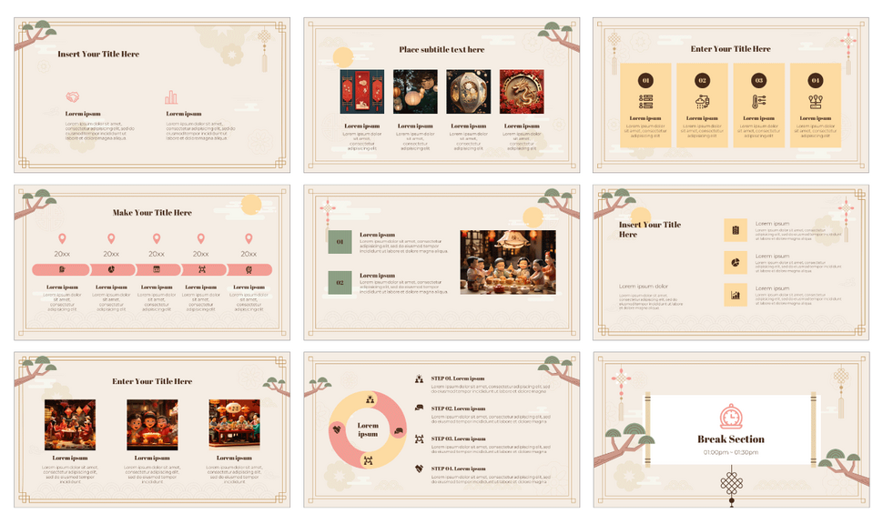 Lunar New Year Free Google Slides Theme PowerPoint Template