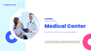 Medical Center Free Google Slides Theme PowerPoint Template