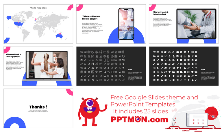Medical Center Free Google Slides Theme PowerPoint Template