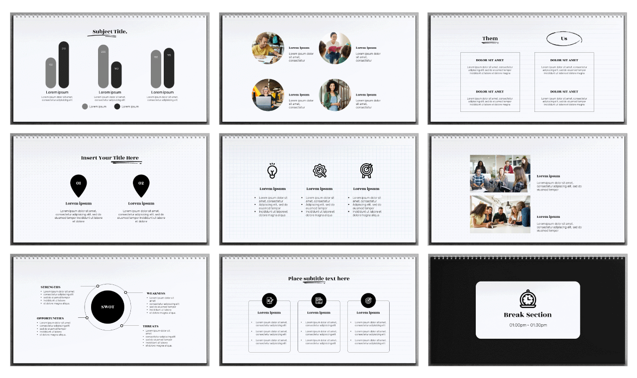 Minimalist Presentation Google Slides Theme PowerPoint Template