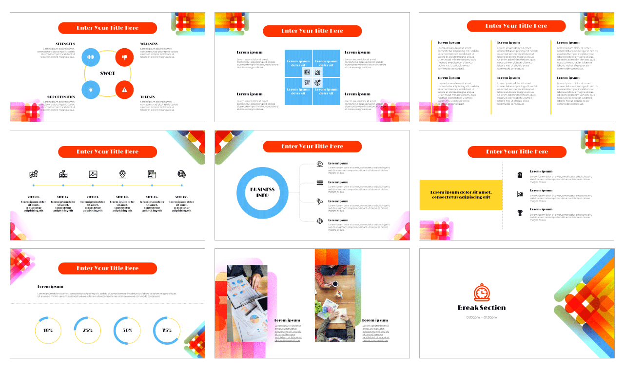 Project Services Free Google Slides PowerPoint Template Presentation Design