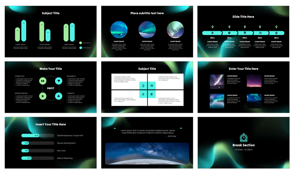 Gradients SEO Strategy Free Google Slides PowerPoint Templates