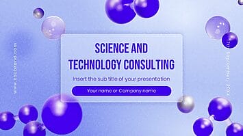 Science and Technology Consulting Google Slides PPT Template