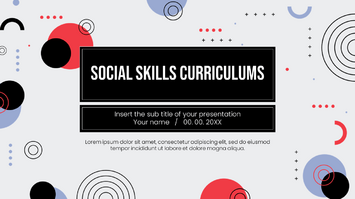 Social Skills Curriculums Free Google Slides PowerPoint Templates