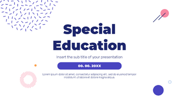 Special Education Free Google Slides Theme PowerPoint Template