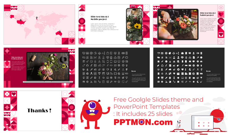 Valentine's Day Campaign Google Slides PowerPoint Template