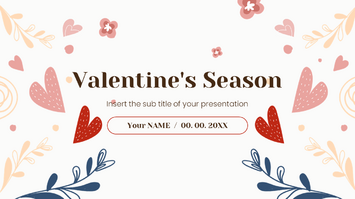 Valentine's Season Google Slides Theme PowerPoimt Template