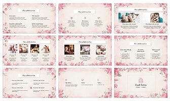 Happy Valentine's Day Newsletter Google Slides PPT Template