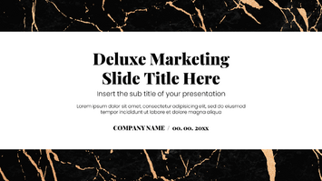 Deluxe Marketing Free Google Slides Theme PowerPoint Template