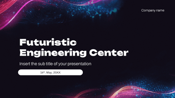 Futuristic Engineering Center Google Slides PowerPoint Templates