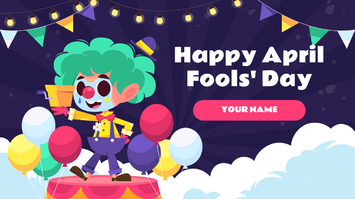 Happy April Fools' Day Google Slides Theme PowerPoint Template