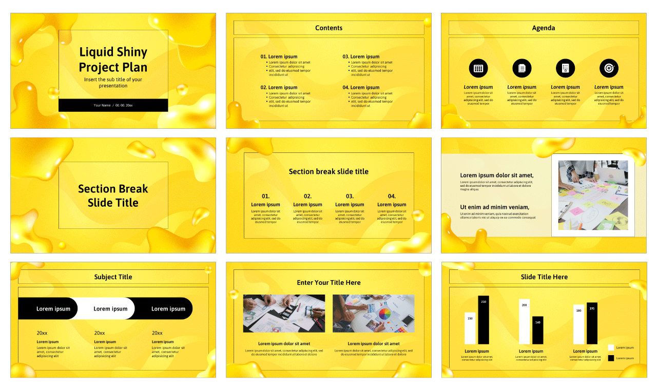 Project Plan Free Google Slides Theme PowerPoint Template