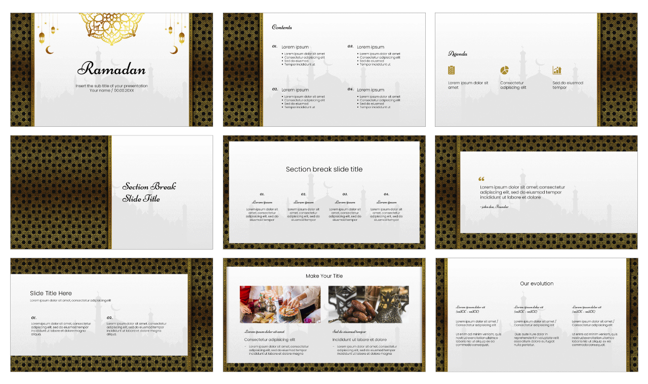 Ramadan Free Google Slides Theme PowerPoint Template