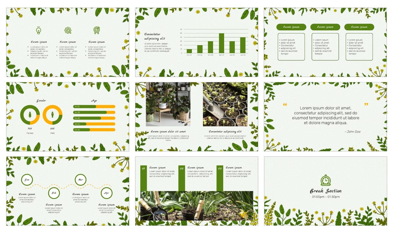 Spring Presentation Design Free Google Slides PowerPoint Templates