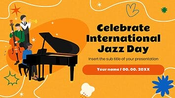 Celebrate International Jazz Day Free Google Slides PPT Template