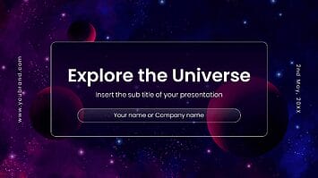 Explore the Universe Google Slides Themes PowerPoint Templates