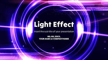 Light Effect Presentation Templates - Google Slides & PowerPoint