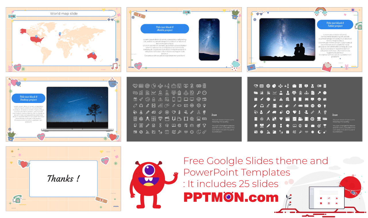 Love Messages Free Google Slides Themes PowerPoint Templates