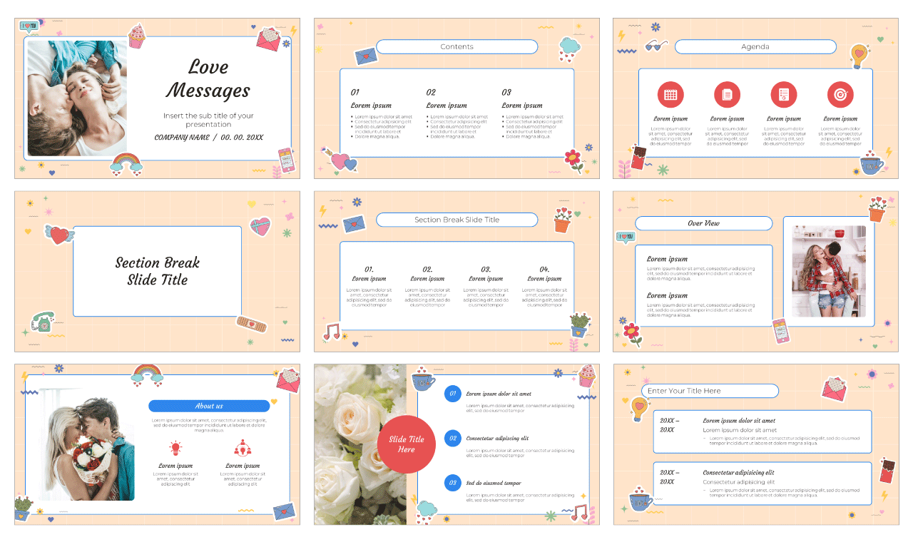 Love Design Free Google Slides Themes PowerPoint Templates