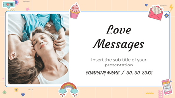 Love Messages Free Google Slides Theme PowerPoint Template